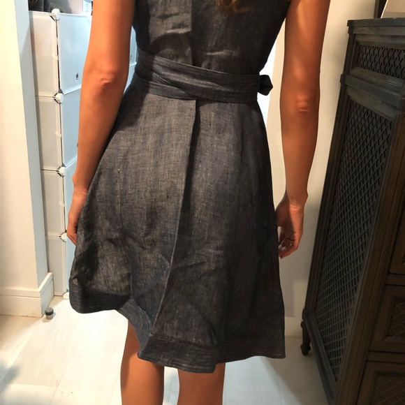 Alexis Denim Wrap Dress XS - Picture 6 of 6